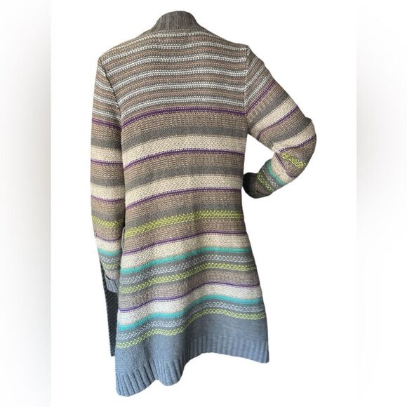 Old navy multiple color, striped cardigan - Picture 2 of 5